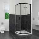 Душевой уголок RGW Classic CL-54B 128065, 800x800x1850 профиль черный
