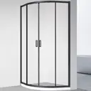 Душевой уголок Veconi Rovigo 413563, 100x100x195 профиль черный