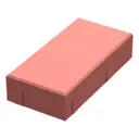 Брусчатка Кирпичик 200x100x60 мм красный