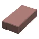 Брусчатка Кирпичик 200x100x60 мм коричневый