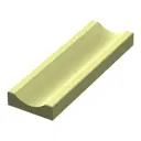 Слив 500x160x50 жёлтый