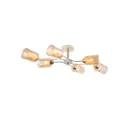 Люстра на штанге Escada 1131.6p.white.gold 6 ламп 22 м² цвет белый