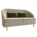 Диван Лига Диванов Атико 109897 144x82x63 см вельвет цвет бежевый