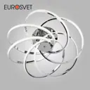 Люстра потолочная светодиодная Eurosvet Energy 00000080498 50см 108 Вт IP20 230В 44 м² Нейтральный белый цвет Серый