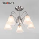 Потолочная люстра EUROSVET 30173/5 сатин-никель
