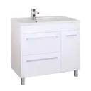 Тумба под раковину напольная Onika 106039 55.5см цвет белый