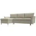 Диван Лига Диванов София 106280L 223x91x148 см рогожка цвет бежевый