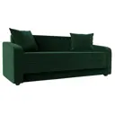 Диван Лига Диванов Лига-013 117393 158x78x90 см велюр цвет зеленый