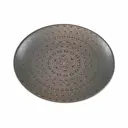 Блюдо сервировочное Bonna овальное 19x25 см фарфор цвет коричневый