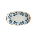 Блюдо сервировочное Bonna Viento овальное 8.50x15 см фарфор цвет разноцветный