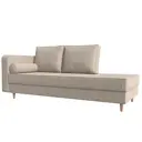 Диван Лига Диванов Прайм 100885L 212x77x81 см рогожка цвет бежевый