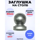 Кованый элемент Royal Kovka Заглушка на столб d50 мм Набор 5 шт