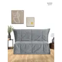 Раскладной диван Cityhd прямой 120x95x95 см велюр цвет серый