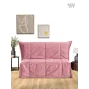 Раскладной диван Cityhd прямой 120x95x95 см велюр цвет розовый