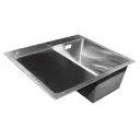 Мойка для кухни врезная с коландером Santrek SANTREK AQUA D6050HRS правая 60x50 см глубина чаши 22 см нержавеющая сталь цвет сатин