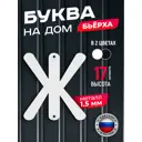 Буква на дом Ilikpro Бьёрxа ж строчная металлическая белая