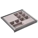 Корзина GTV 16518 76x8x48 см металл/пластик цвет графит