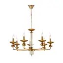 Люстра подвесная Favourite Exquisita 3892-7p 7 ламп 14 м² цвет коричневый