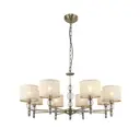 Люстра подвесная Favourite Vallora 3871-8p 8 ламп 16 м² цвет бронза