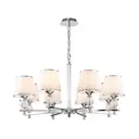 Люстра подвесная Favourite Aureola 4087-8p 8 ламп 16 м² цвет серый