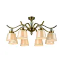 Люстра потолочная Favourite Unitas 4065-8p 8 ламп 16 м² цвет латунь