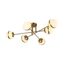 Люстра потолочная Favourite Stripy 4199-6p 6 ламп 18 м² цвет белый