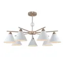 Люстра на штанге Favourite Calor 3996-7p 7 ламп 14 м² цвет золотой