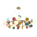 Люстра подвесная Favourite Multy bliss 3994-12p 12 ламп 20 м² цвет золотой