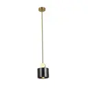 Светильник подвесной Favourite Opalus 4127-1p 1 лампа 3 м² цвет черный