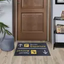 Коврик грязезащитный ПВХ DABAR 012 45х75