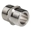 Ниппель Valtec 1"x1" НР нержавеющая сталь