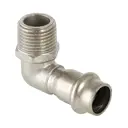 Угол комбинированный 90° Valtec 1/2"x15 мм НР нержавеющая сталь
