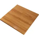 Столешница квадратная для стола 60x60 см массив сосны цвет ольха