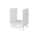 Шкаф для духовки 60x82.60x57.60 см товар без фасада каркас ЛДСП цвет белый