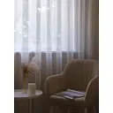 Тюль на шторной ленте Обуховская Мануфактура Пастель 300x270 см цвет белый