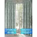 Комплект штор на шторной ленте Comfy Way CW904034 150x250 см цвет зеленый