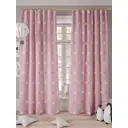 Комплект штор на шторной ленте Comfy Way Флоина 150x260 см цвет розовый