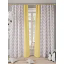 Комплект штор на шторной ленте Comfy Way Мриот 150x260 см цвет серый