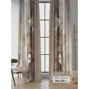 Комплект штор на шторной ленте Comfy Way Лирманикс 150x250 см цвет коричневый