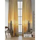 Комплект штор на шторной ленте Comfy Way Лактер 150x250 см цвет желтый