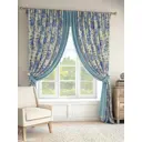 Комплект штор на шторной ленте Comfy Way Садоми 220x280 см цвет синий