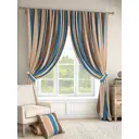 Комплект штор на шторной ленте Comfy Way Ален 220x280 см цвет синий