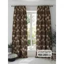 Комплект штор на шторной ленте Comfy Way Тиманикс 150x260 см цвет коричневый