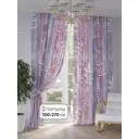 Комплект штор на шторной ленте Comfy Way Мириалс 150x270 см цвет белый