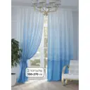 Комплект штор на шторной ленте Comfy Way Лорбронс 150x270 см цвет синий