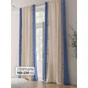 Комплект штор на шторной ленте Comfy Way Алюрнс 150x230 см цвет синий