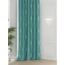 Штора на шторной ленте Comfy Way Сенфирас 150x250 см цвет бирюзовый