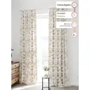 Комплект штор на шторной ленте Comfy Way Мирифор 150x300 см цвет бежевый