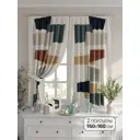 Комплект штор на шторной ленте Comfy Way Фириват 150x160 см цвет бежевый