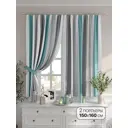 Комплект штор на шторной ленте Comfy Way Планвиар 150x160 см цвет белый